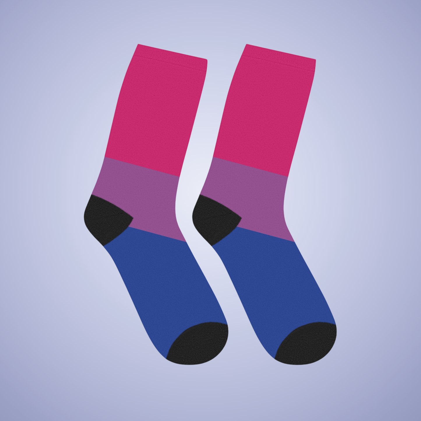 Bisexual Mid Length Socks Pride Month LGBTQ Event Gift Apparel