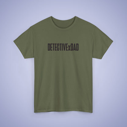 Detective X Dad T Shirt Anime Military Green