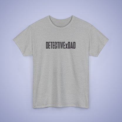 Detective X Dad T Shirt Anime Grey