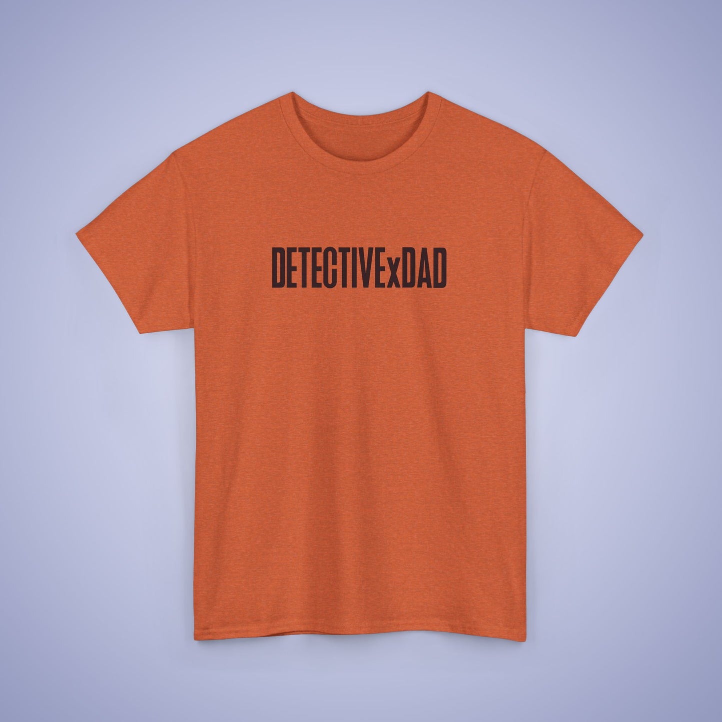 Detective X Dad T Shirt Anime Orange