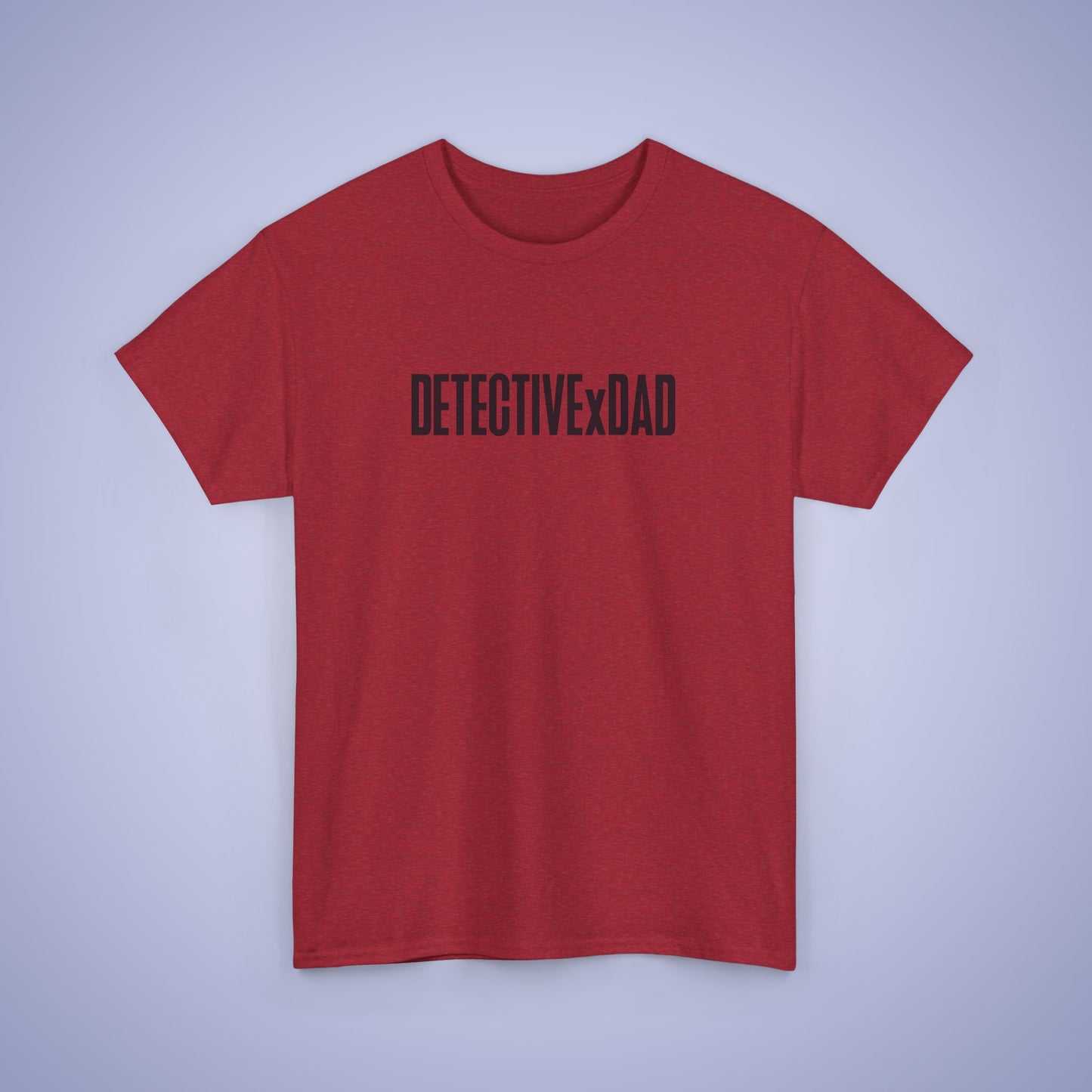 Detective X Dad T Shirt Anime Red