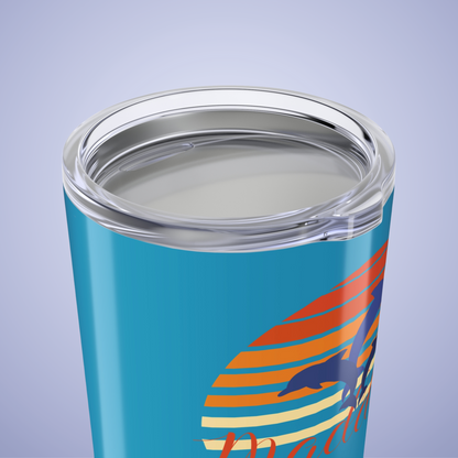 Dolphin Paradise Personalized Name Tumbler Birthday Gift