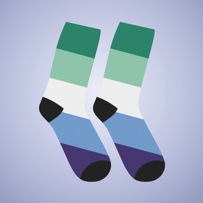 Gay Man Mid Length Socks Pride Month LGBTQ Event Gift Apparel