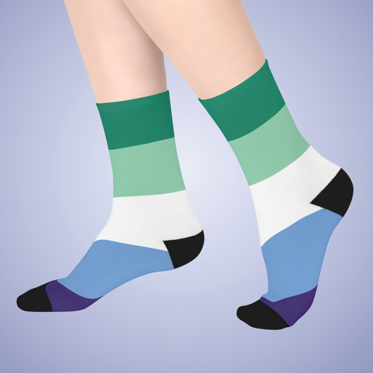 Gay Man Mid Length Socks Pride Month LGBTQ Event Gift Apparel