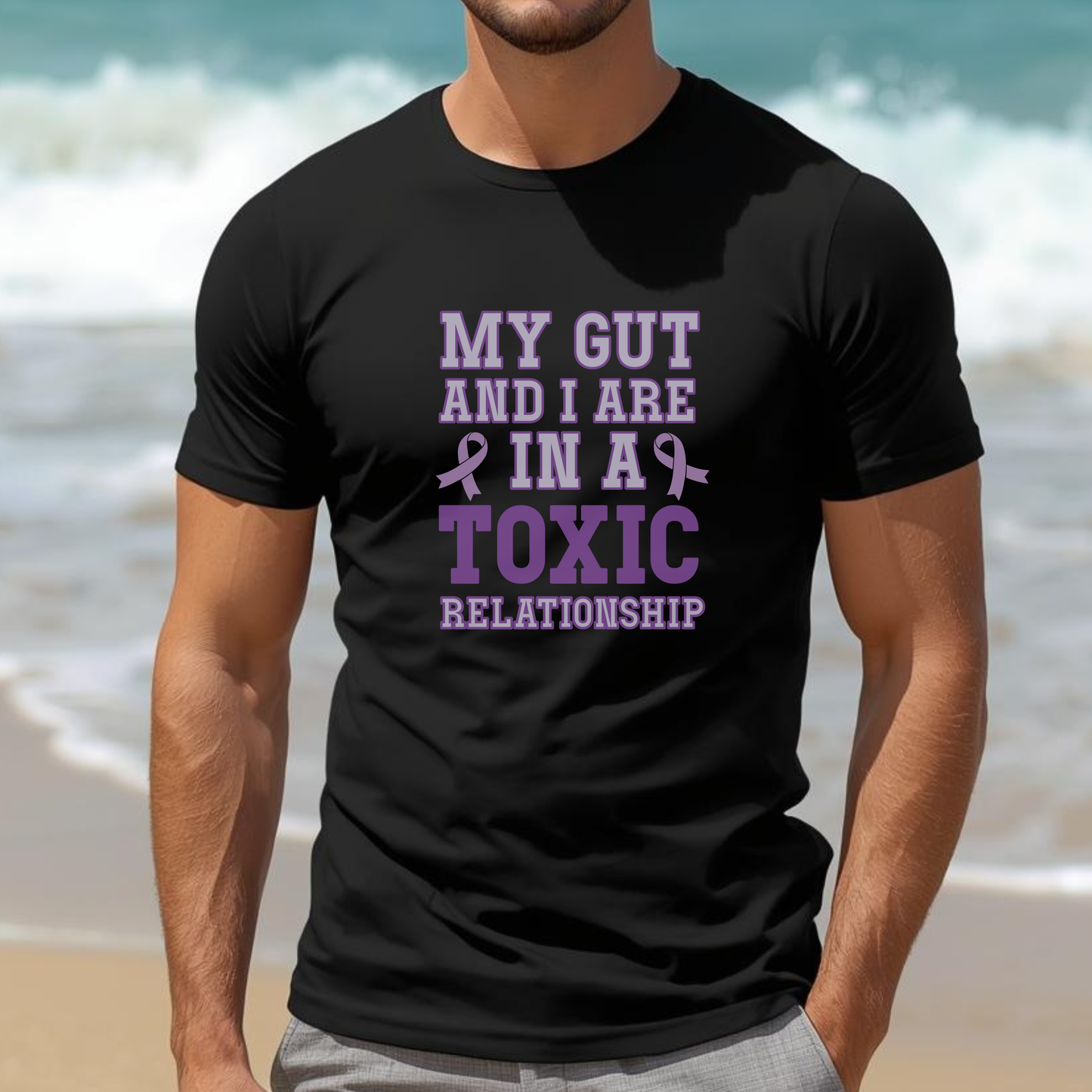 My Gut and I Are In a Toxic Relationship IBS Awareness Month Unisex T Shirt