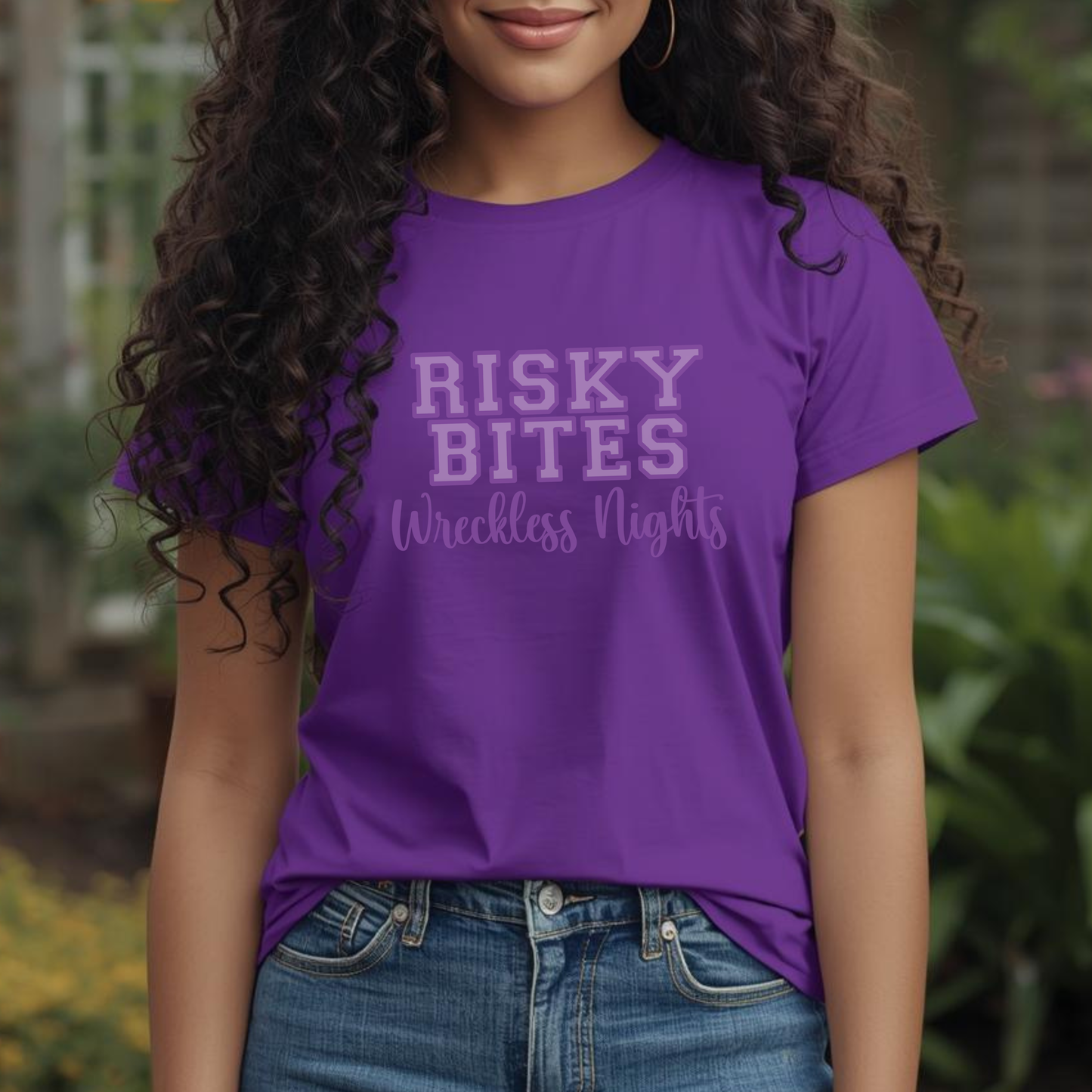 Risky Bites Wreckless Nights IBS Awareness Month Unisex T Shirt