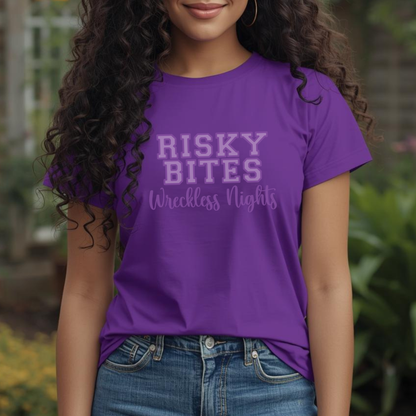 Risky Bites Wreckless Nights IBS Awareness Month Unisex T Shirt