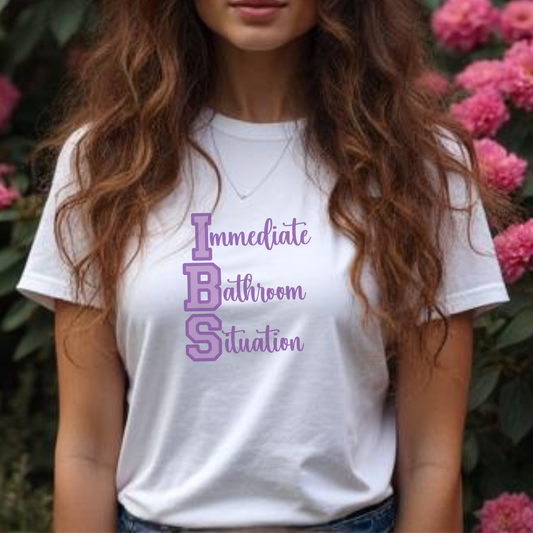 Immediate Bathroom Situation Funny  IBS Awareness Month Unisex T Shirt