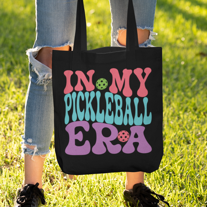 In My Pickleball Era Pickleball Tote Bag | Cotton Canvas Gift