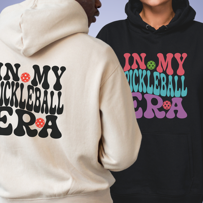 In My Pickleball Era Hoodie | Funny Pickleball Lover Gift Black Version