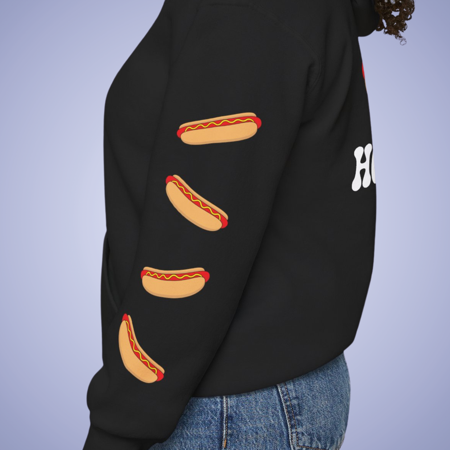 It's a Bad Day to Be A Hot Dog Hoodie | Hot Dog Lover Gift White