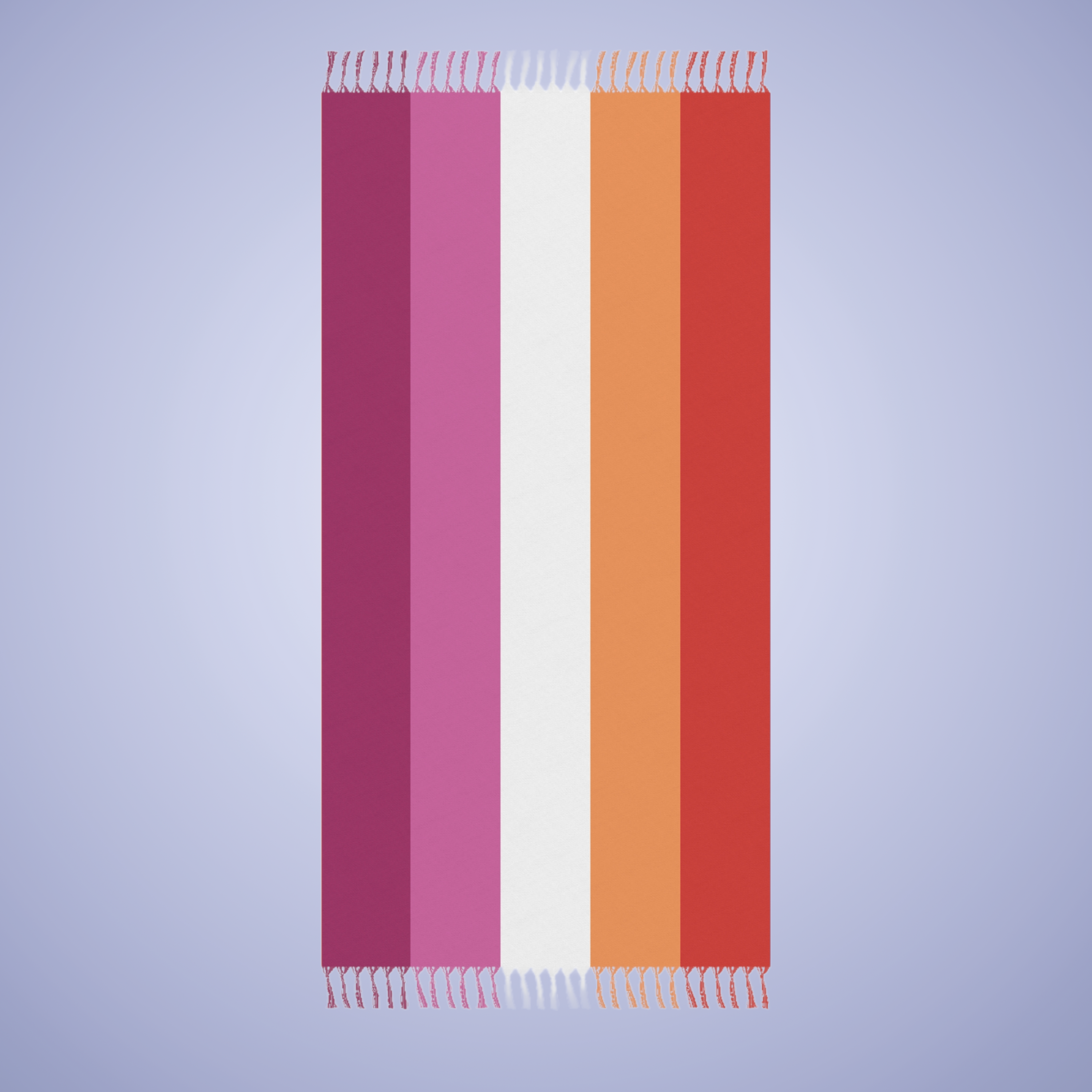 Lesbian Flag Boho Beach Towel  LGBTQ Pride Month LGBT Holiday Gift