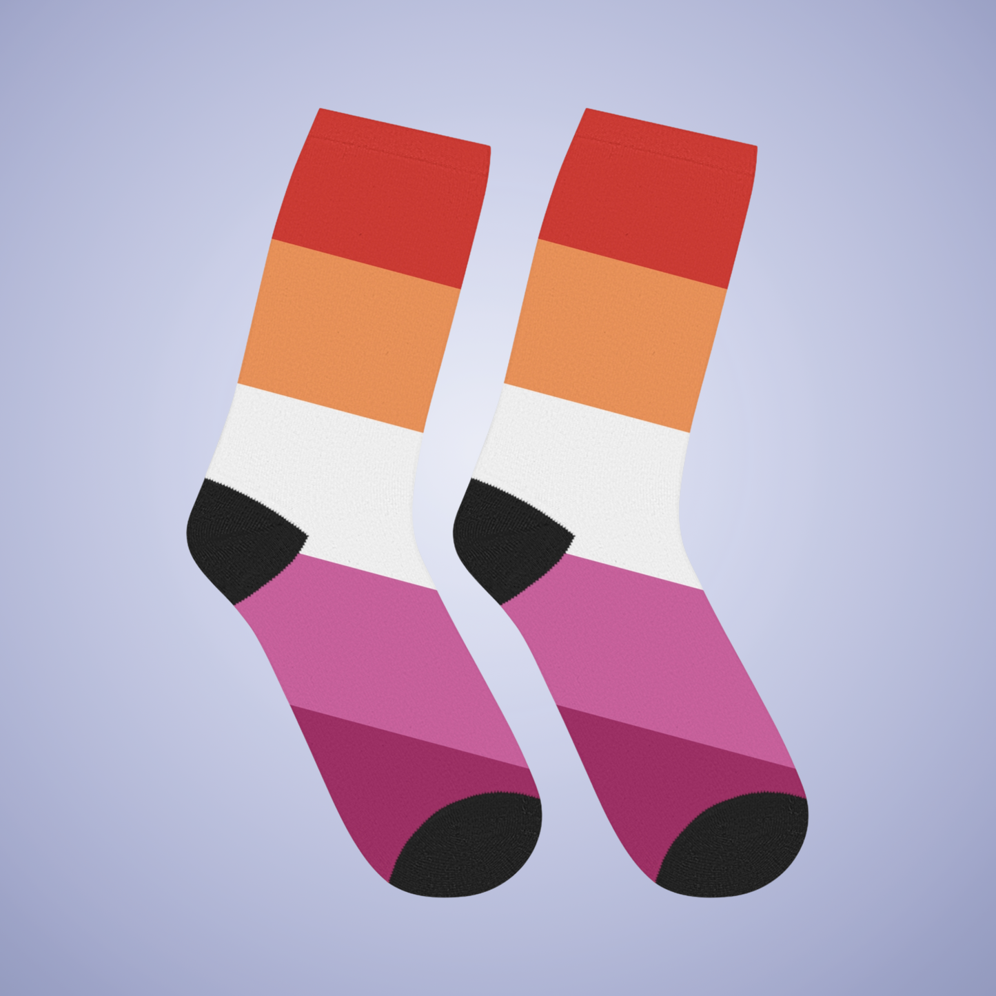 Lesbian Mid Length Socks Pride Month LGBTQ Event Gift Apparel