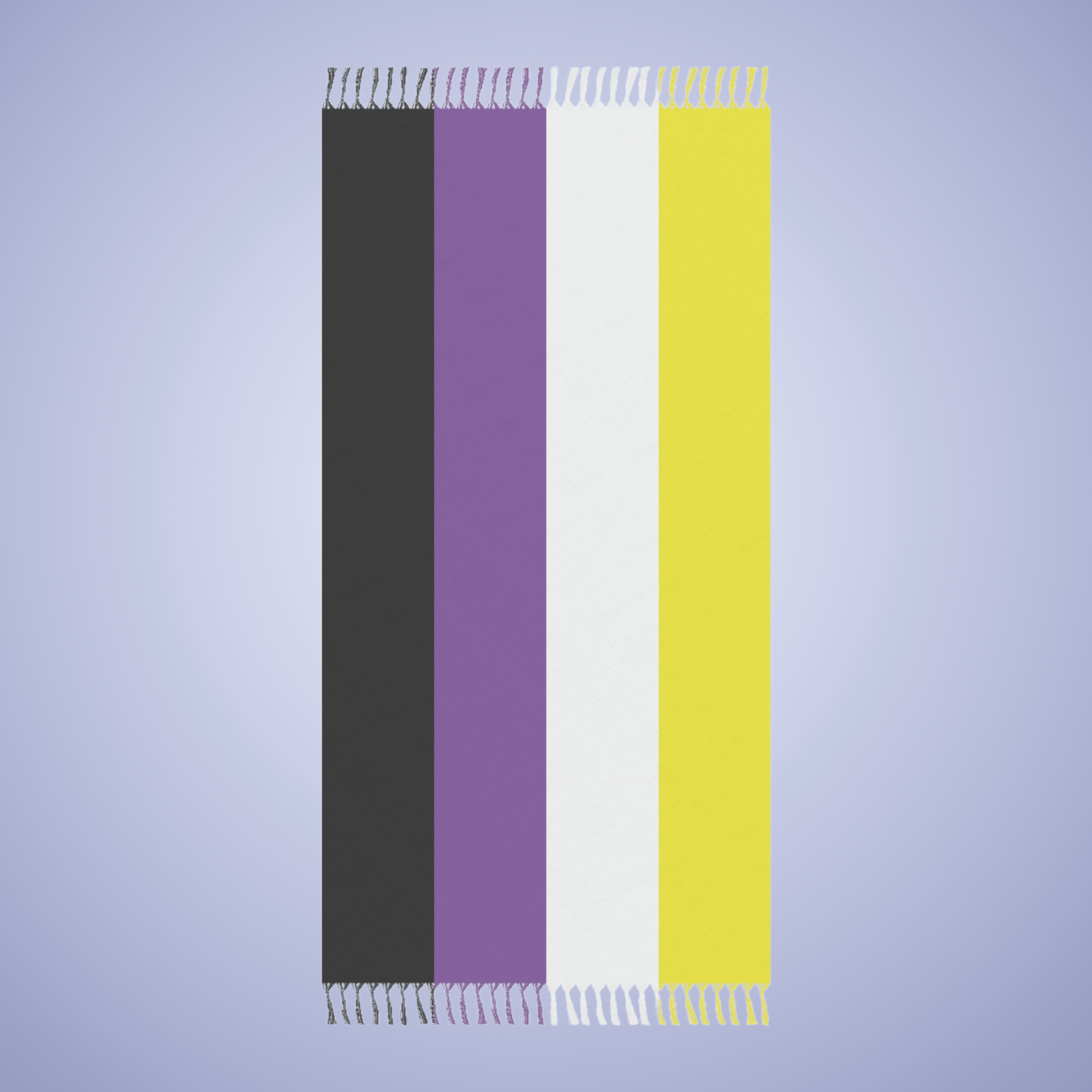 Non Binary Flag Boho Beach Towel  LGBTQ Pride Month LGBT Holiday Gift