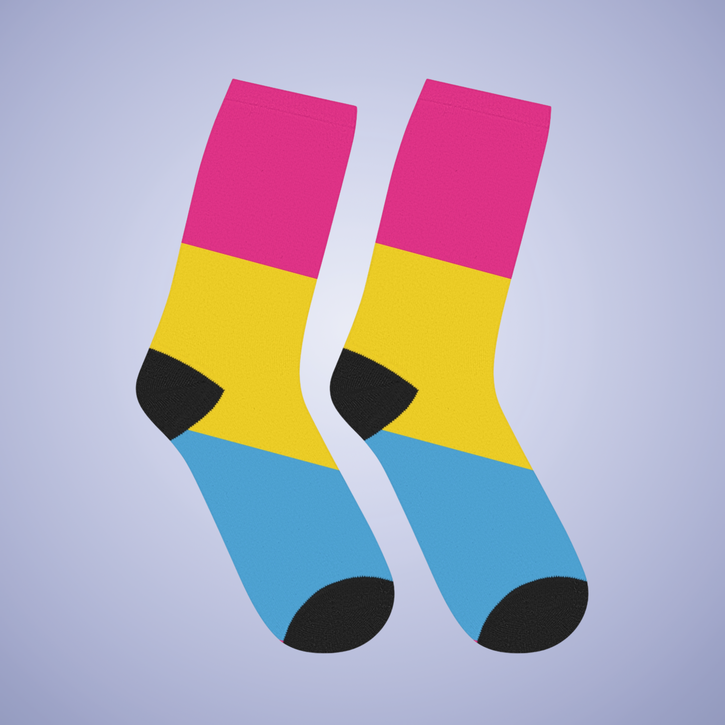 Pansexual Mid Length Socks Pride Month LGBTQ Event Gift Apparel