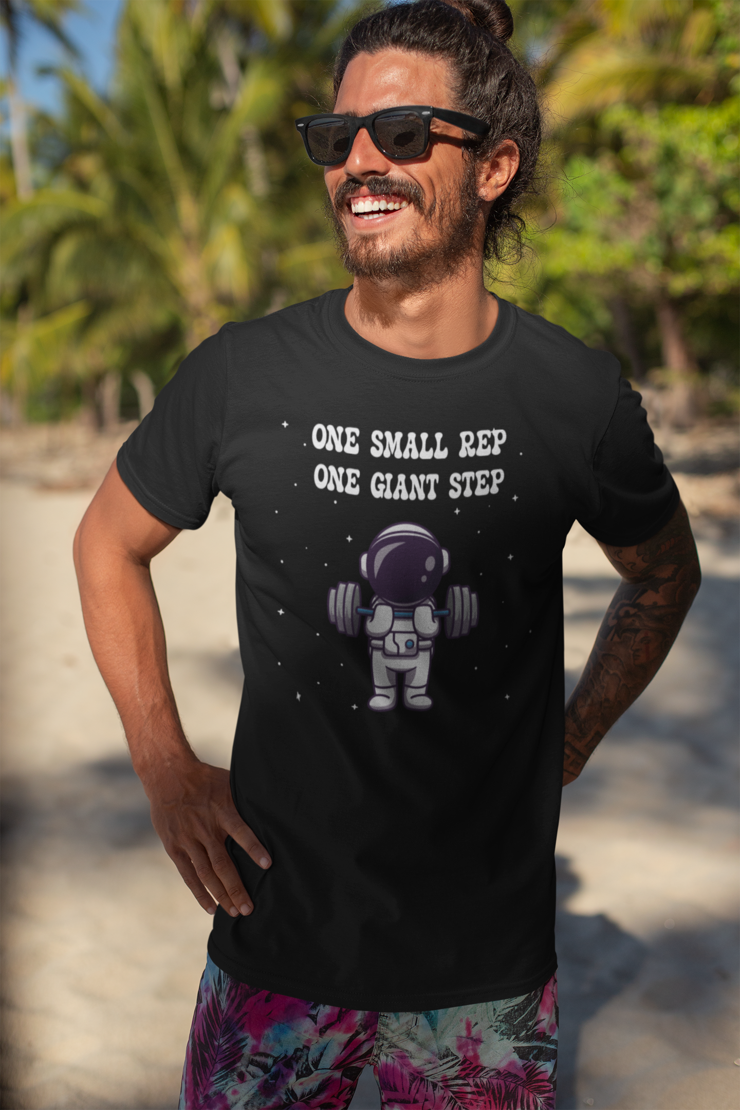 One Small Rep One Giant Step National Astronaut Day Unisex Graphic T Shirt
