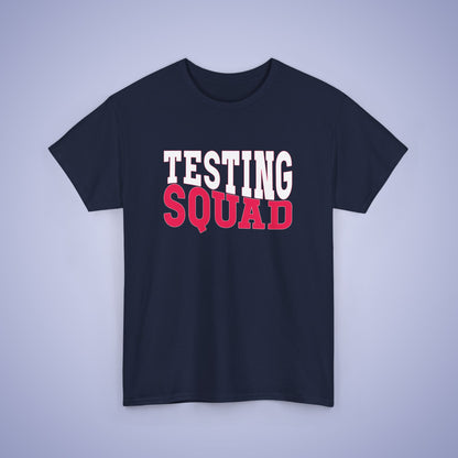 Testing Squad Test Day Teacher T Shirt Navy