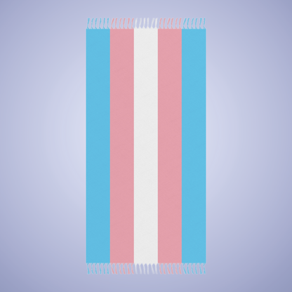 Transexual Flag Boho Beach Towel  LGBTQ Pride Month LGBT Holiday Trans Gift