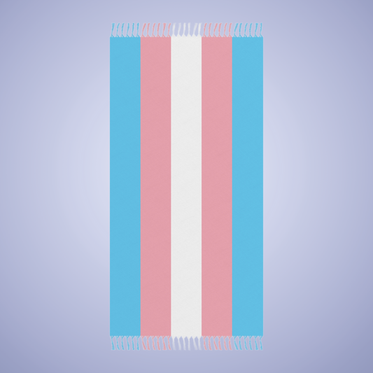 Transexual Flag Boho Beach Towel  LGBTQ Pride Month LGBT Holiday Trans Gift
