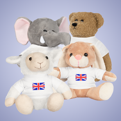 UK Flag Teddy Keepsake Choose Yours