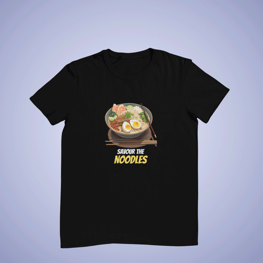 Savour the Noodles and its Yumminess Anime Noodles T-shirt