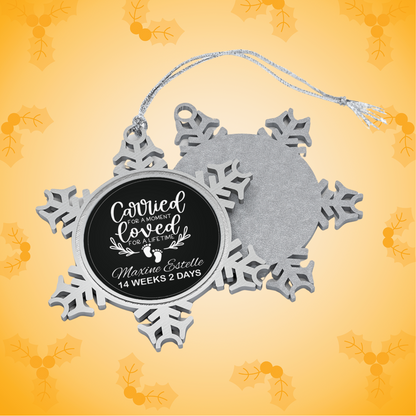 Carried for a Moment PERSONALISED Ornament