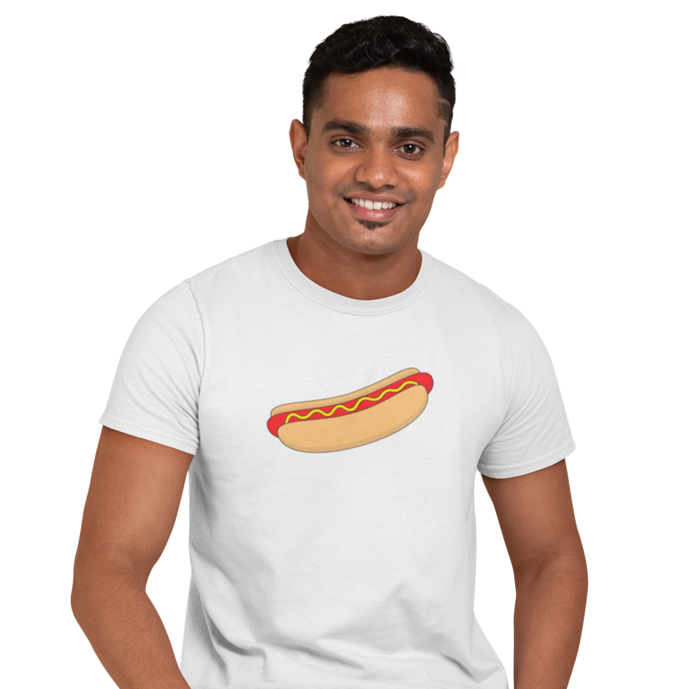 Hot Dog Graphic T-Shirt | Hot Dog Lover Gift Black