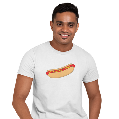 Hot Dog Graphic T-Shirt | Hot Dog Lover Gift Black