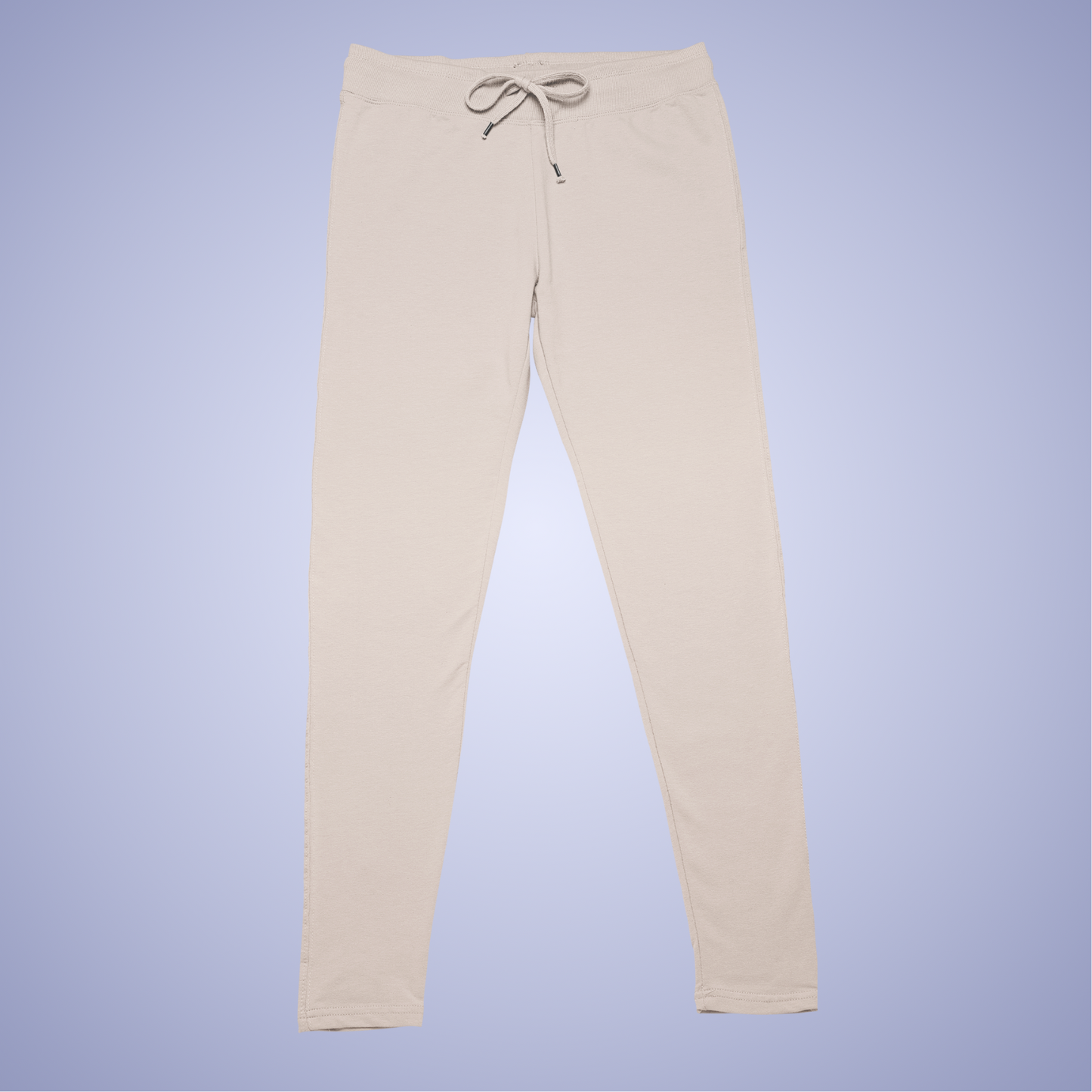 Ivory White Unisex Fleece Sweatpants