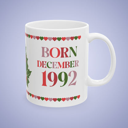Best Mama Mothers Day December Birth Flower Ceramic Gift Mug