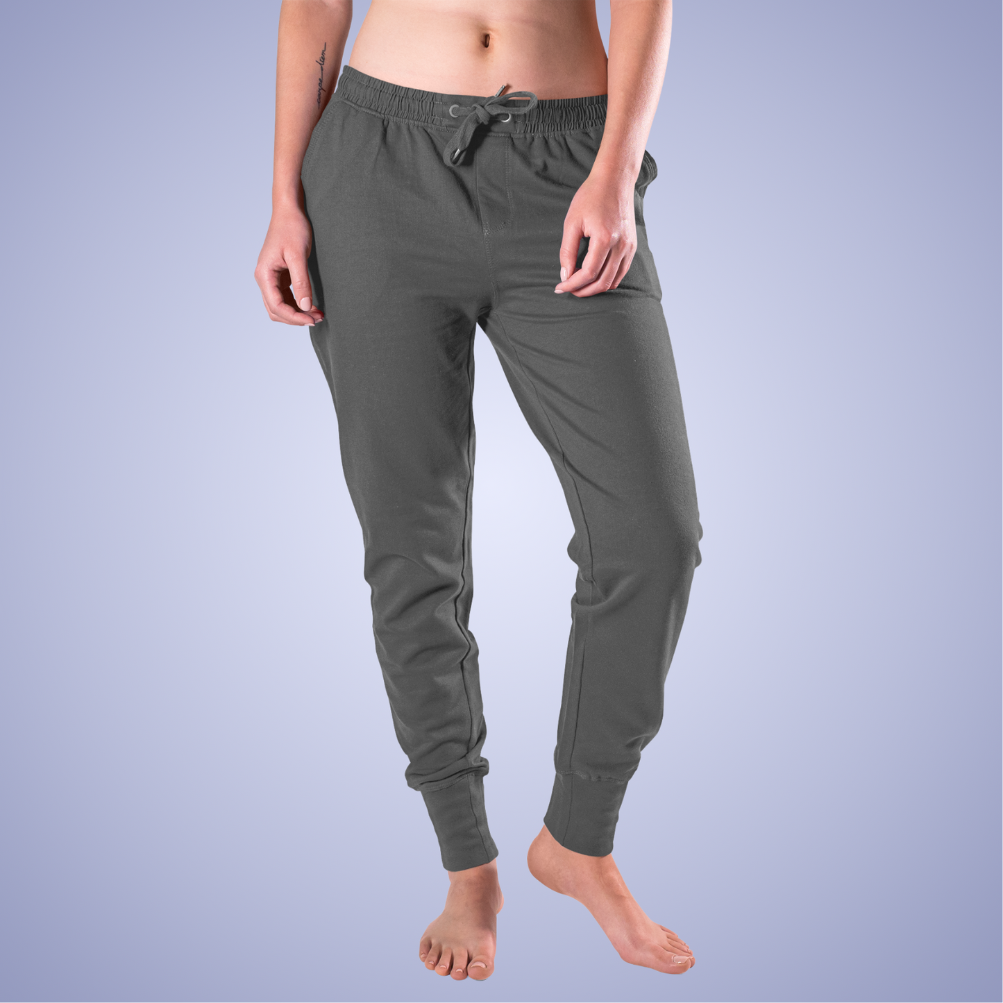 Pepper Black Unisex Fleece Sweatpants