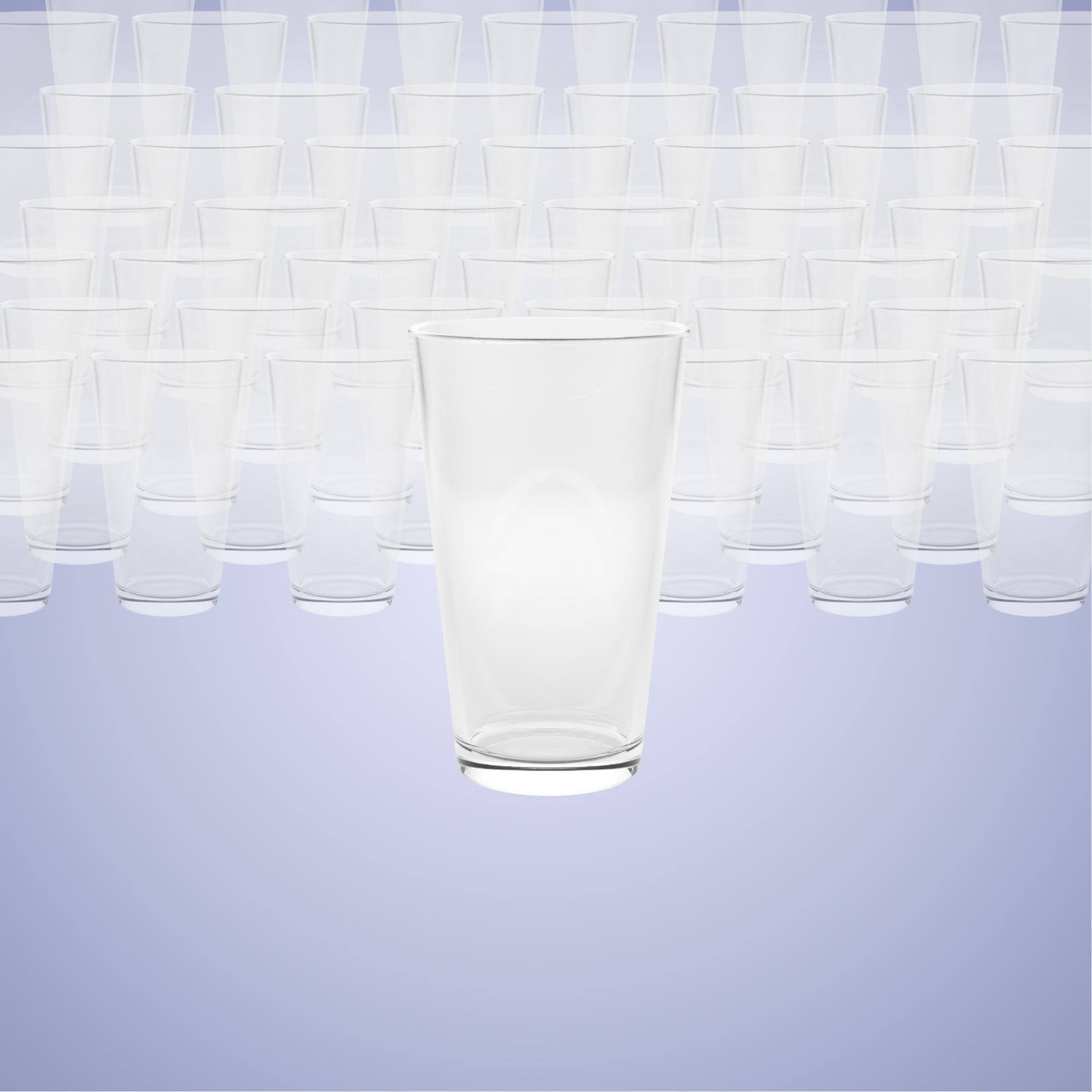 Catering 100 Pack Customised Pint Glass – Perfect for Weddings, Birthdays and Celebrations