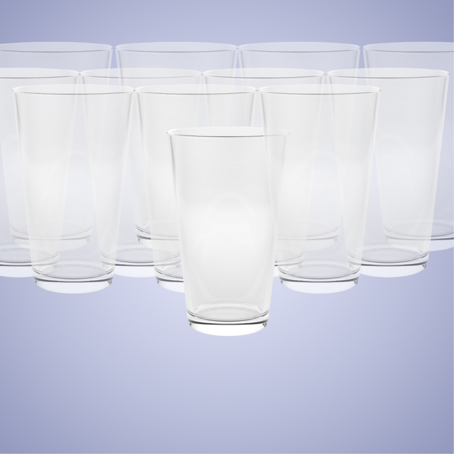 Catering 12 Pack Customised Pint Glass – Perfect for Weddings, Birthdays and Celebrations