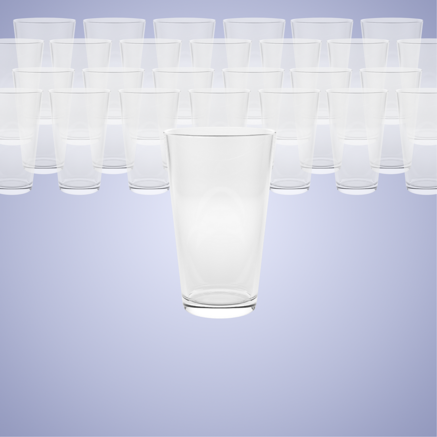 Catering 50 Pack Customised Pint Glass – Perfect for Weddings, Birthdays and Celebrations