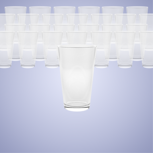 Catering 50 Pack Customised Pint Glass – Perfect for Weddings, Birthdays and Celebrations