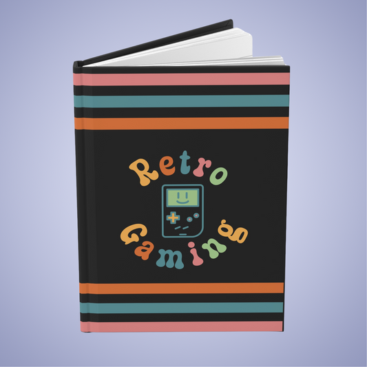 Retro Gaming Hardcover Notebook Journal