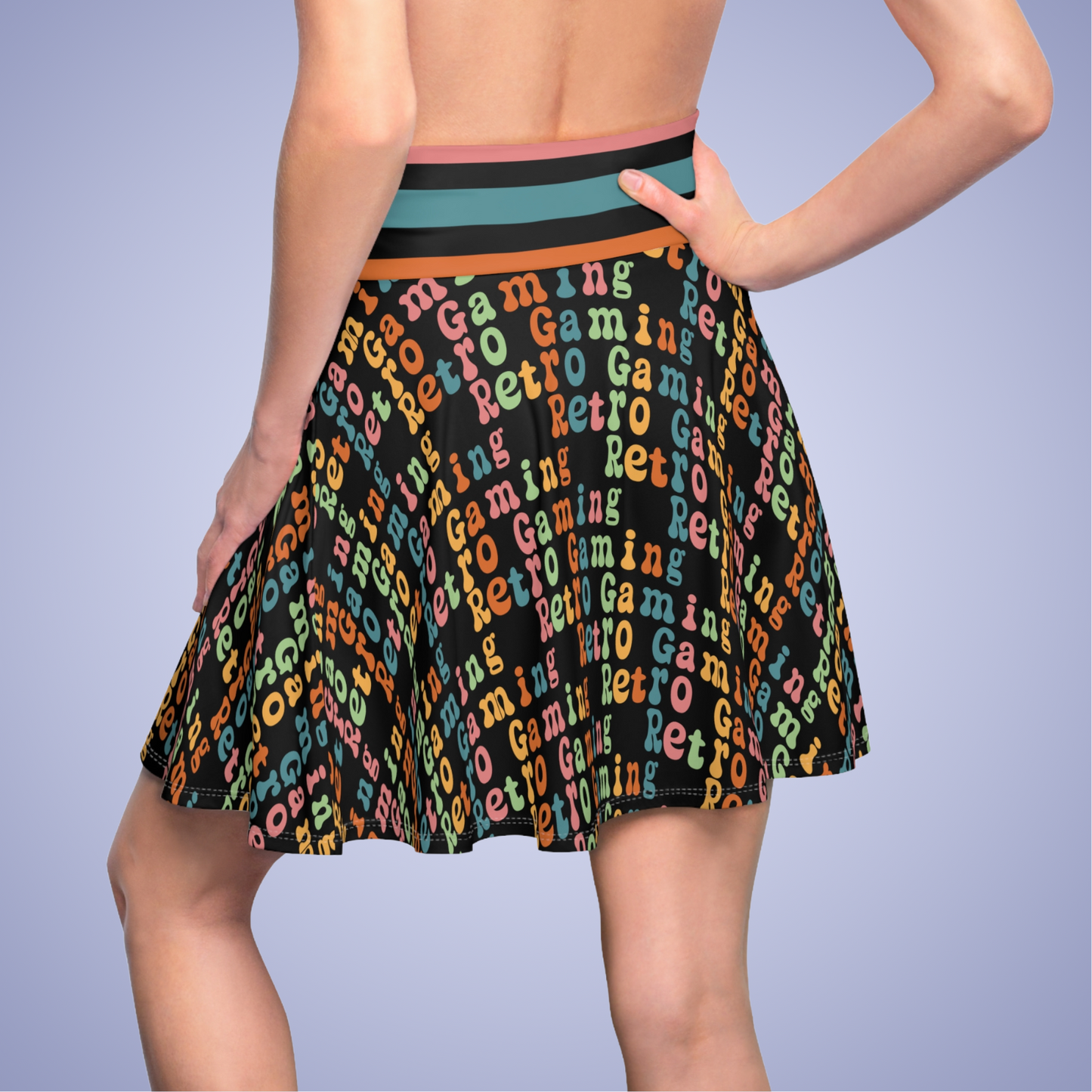 Retro Gaming  Skater Skirt