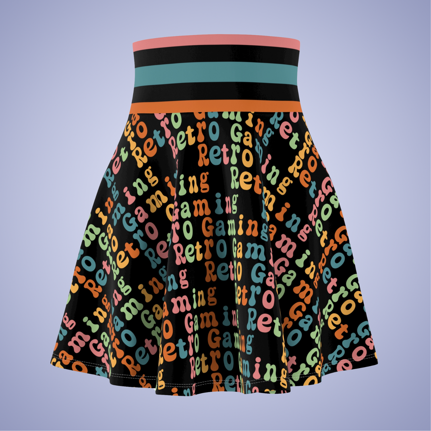 Retro Gaming  Skater Skirt