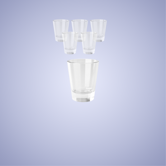 Catering 6 Pack Customisable Shot Glass – Perfect for Weddings, Engagement and Birthdays Gifts