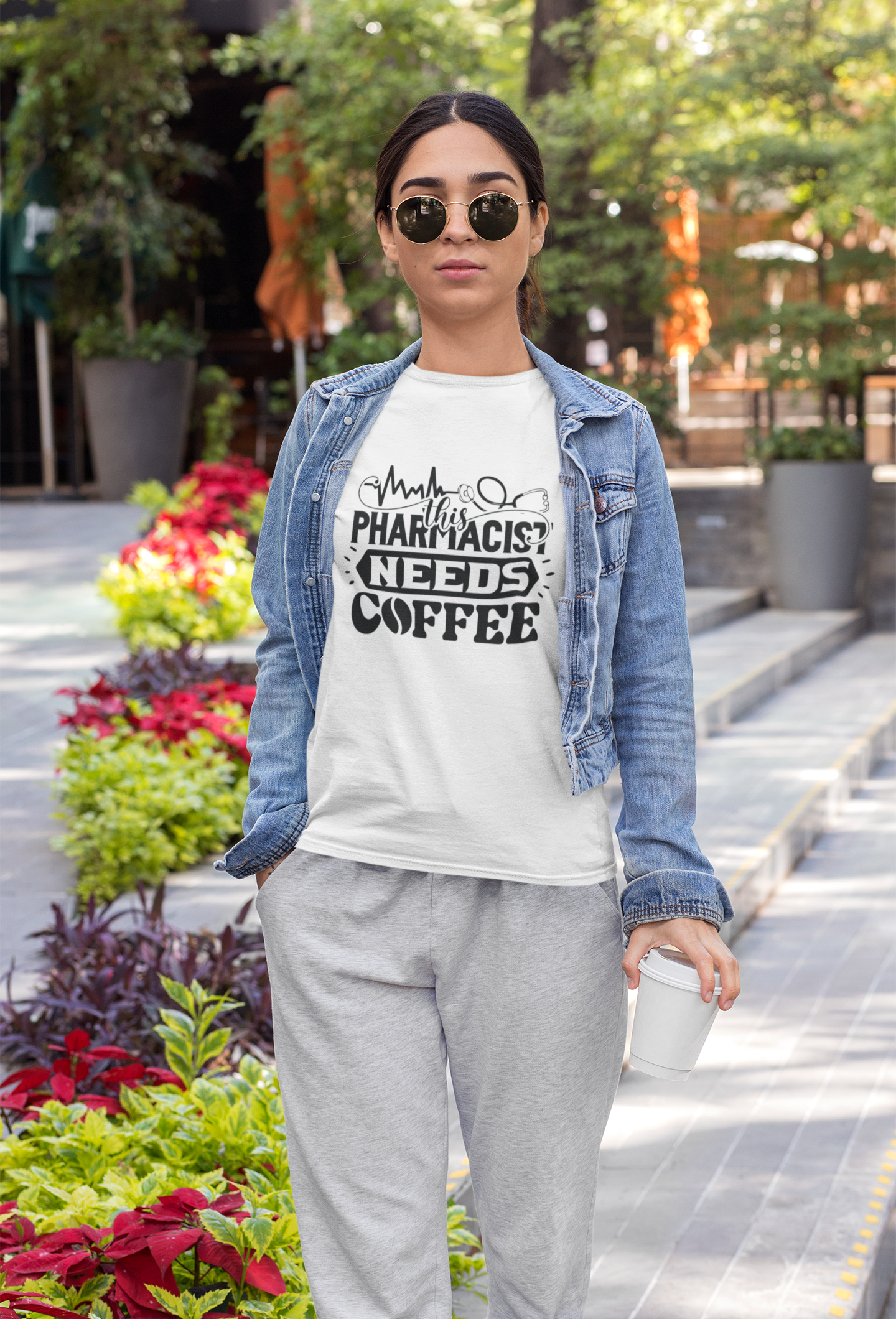 This Pharmacist Needs Coffee Funny T-shirt