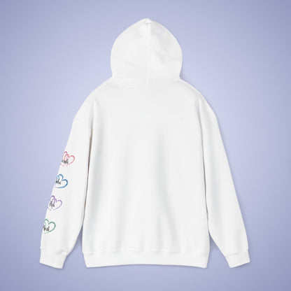 This Mother Wears her Heart on her Sleeve Unisex Hoodie Personalized