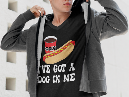 I've Got a Dog in Me Funny Hot Dog T-Shirt | Hot Dog Lover Gift White